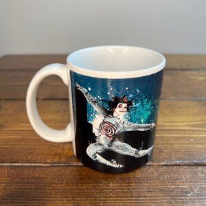 Cirque Du Soleil Quidam Ceramic Coffee Mug Cup Black Blue Circus Souvenir